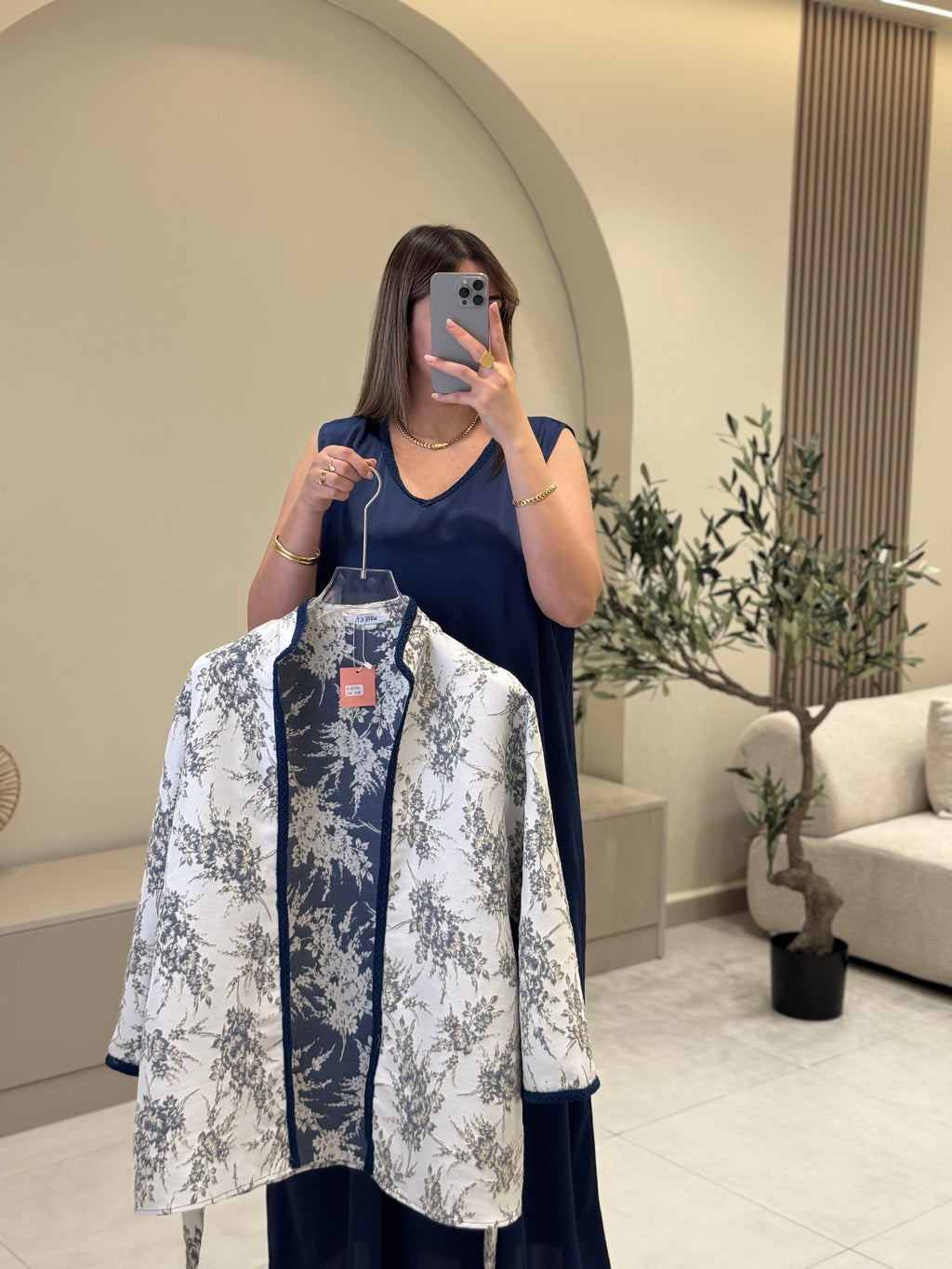 Ensemble Kimono Brocard Floral