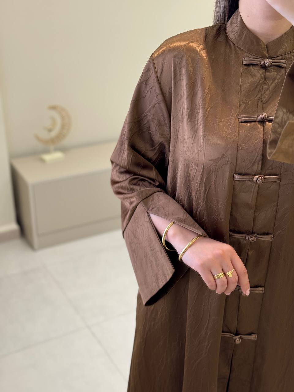Robe Boutonnage Mandarin